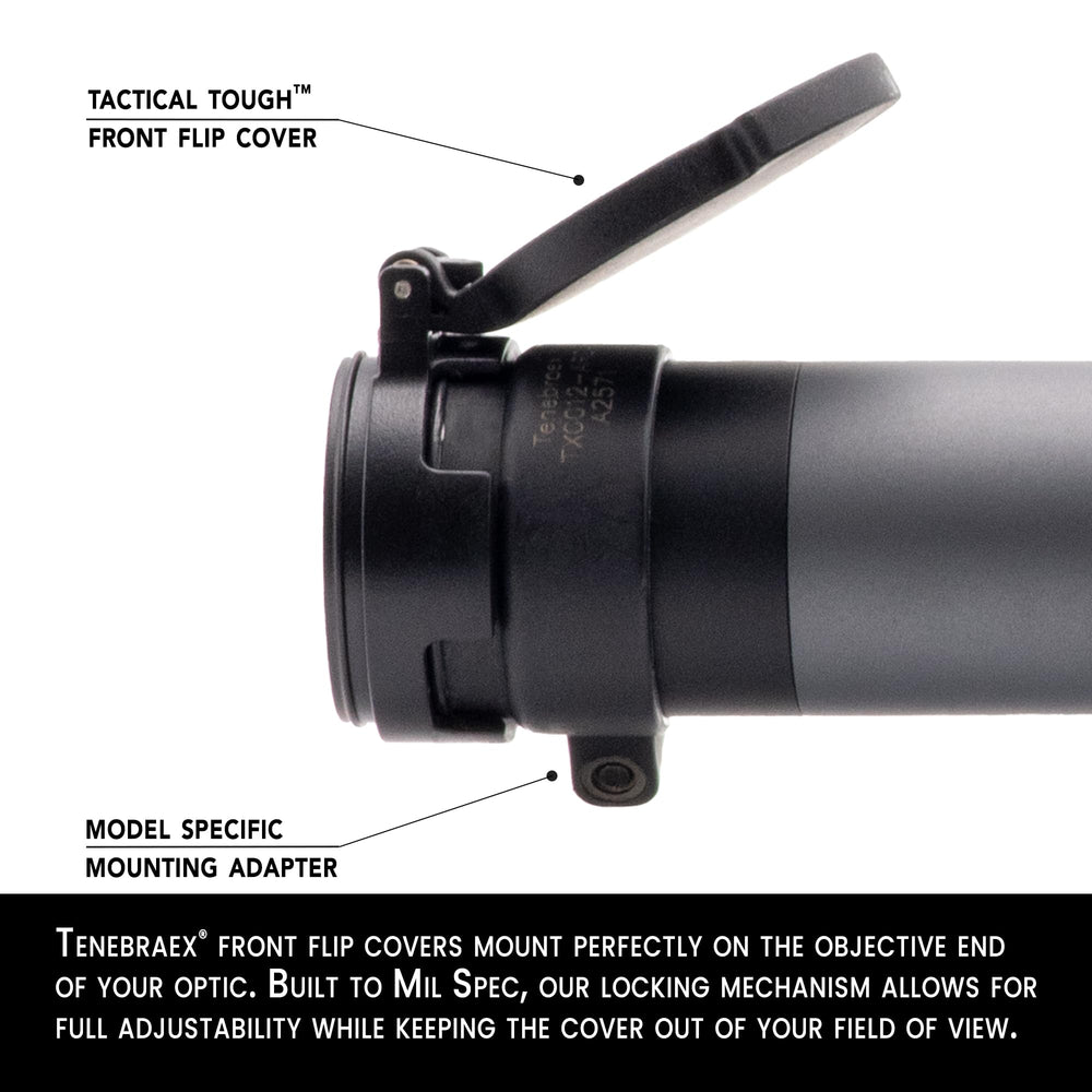 Tenebraex cover closed to shield lens in rugged field conditions