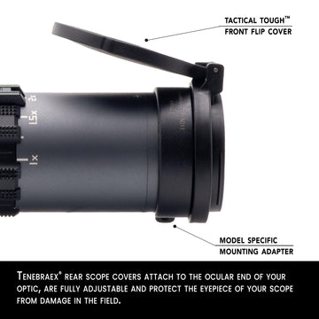 Tenebraex cover for Meopta Meostar R2 2.5-15x56 with rugged protection