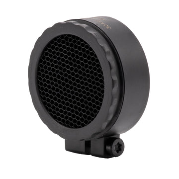 Tenebraex KillFlash ARD 34mm on scope protects glass while reducing glare.