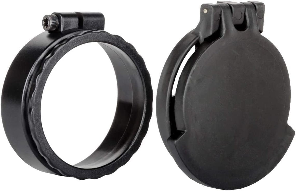 Tenebraex ocular flip-up cover closed protects optics in rugged field conditions.
