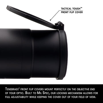 Tenebraex rear adapter ring secures compatibility with Nightforce ATACR setup.