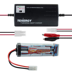 Tenergy 8.4V 3800mAh NiMH flat-pack battery with standard Tamiya connector for reliable airsoft power.