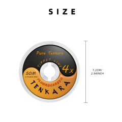 Tenkara tippet 4X, 2.5 kg (5.5 lb), freshwater clear