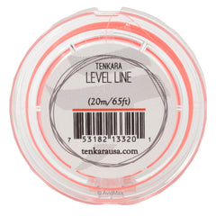 Tenkara USA 3.5 orange level line in casting action with controlled stiffness