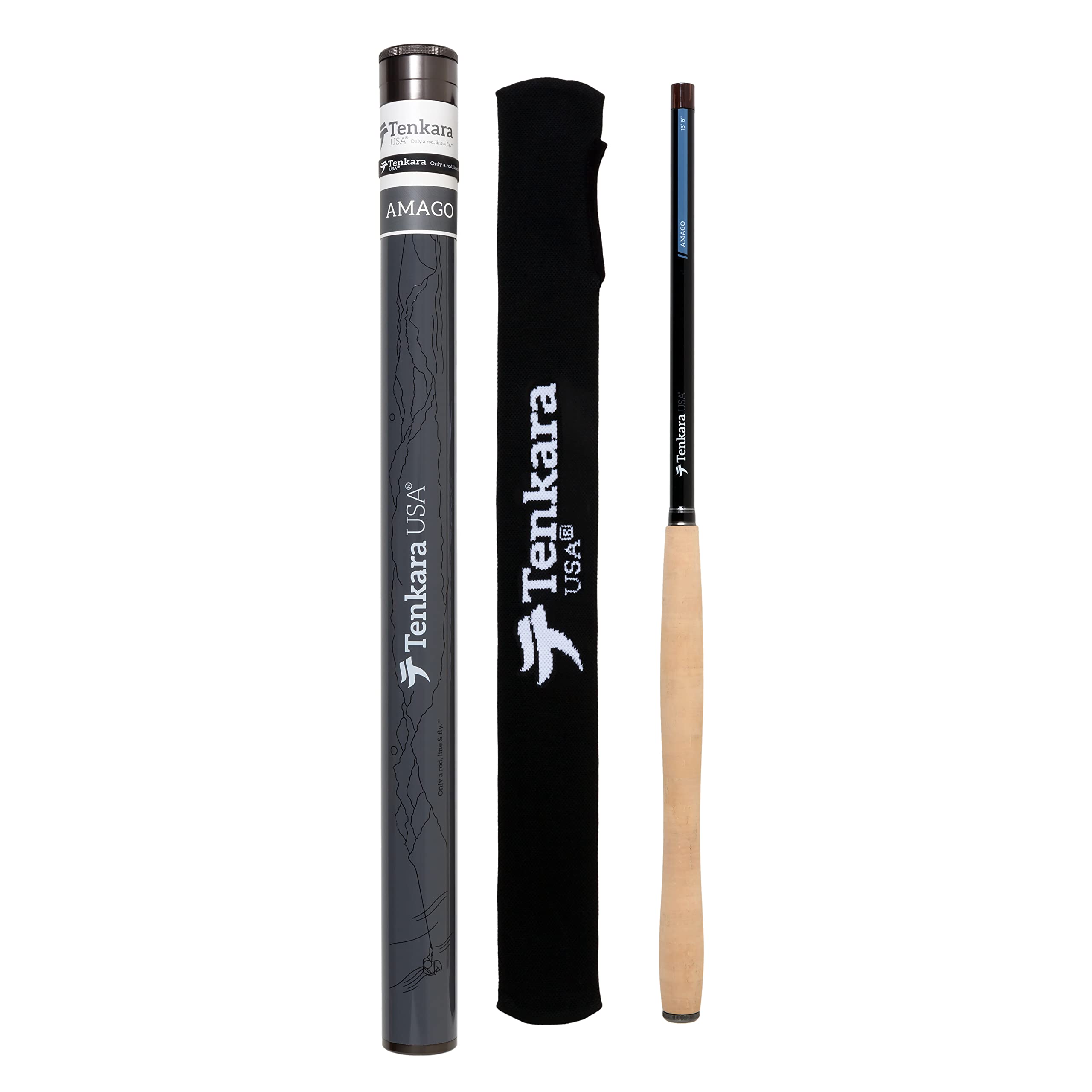 Lightweight Amago rod enables precise, delicate casts