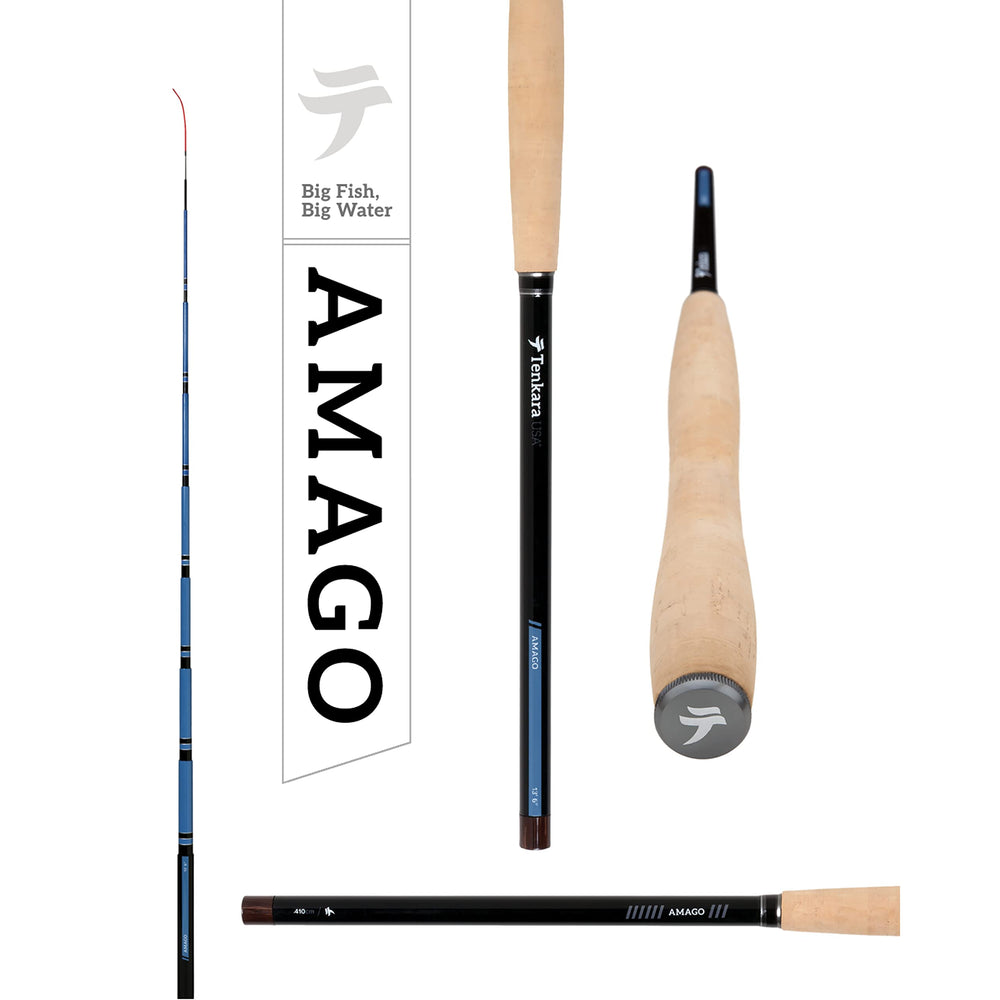 Tenkara USA Amago rod fully extended for long casts