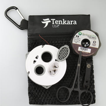 Tenkara USA 5X tippet included for delicate hookups and reliable knots.