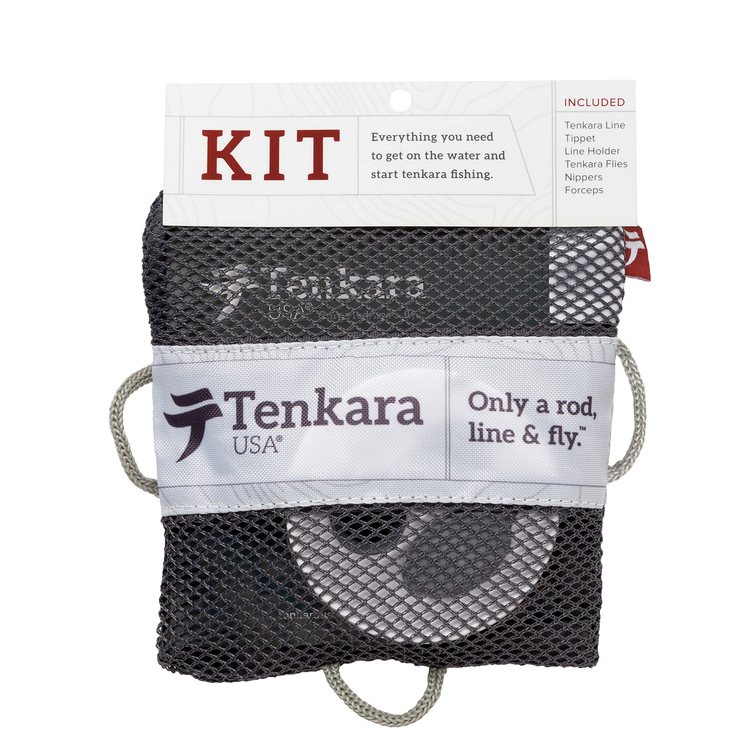 Tenkara USA instructional booklet with knot diagrams for quick learning.