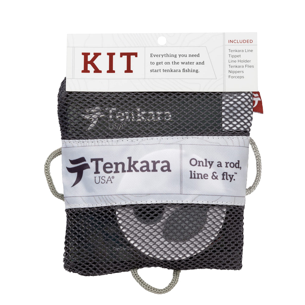 Tenkara USA instructional booklet with knot diagrams for quick learning.