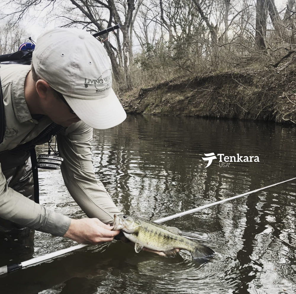Tenkara USA HANE close-up shows durable lightweight carbon fiber build.