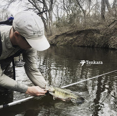 Tenkara USA HANE close-up shows durable lightweight carbon fiber build.