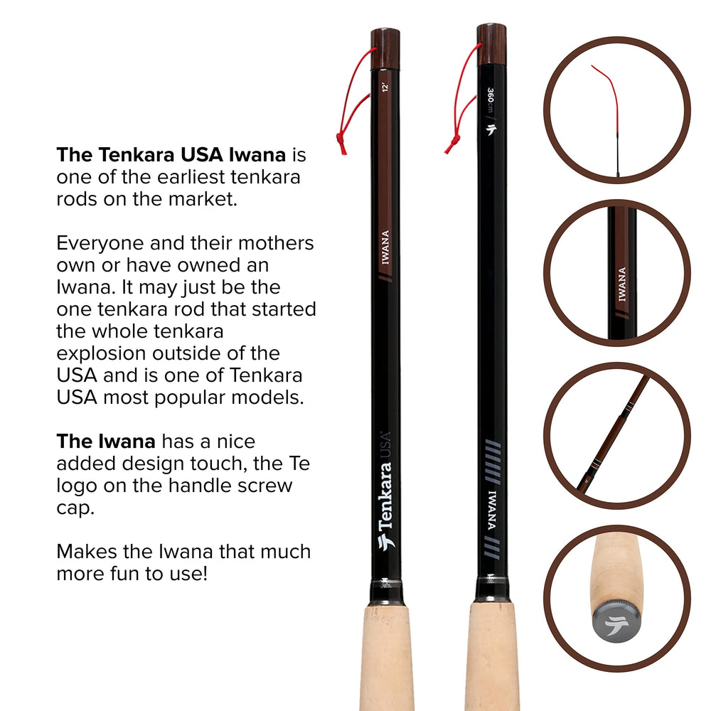 IWANA delicate casting enables precise action for small to medium fish.