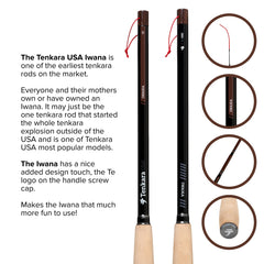 IWANA delicate casting enables precise action for small to medium fish.