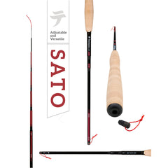 Tenkara USA SATO rod compact-lightweight ready for tight streams.