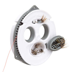Tenkara USA The Keeper line holder with integrated fly box for quick line management.