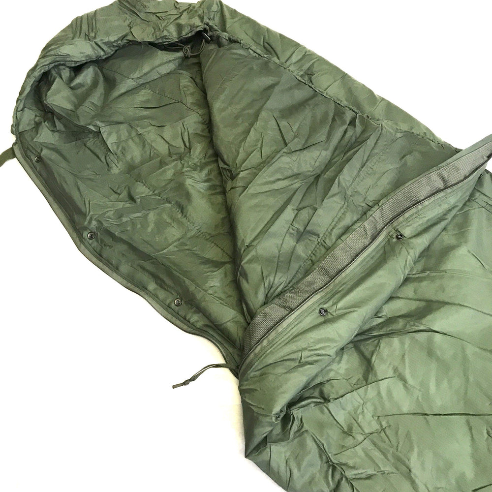 Official green patrol tag visible on Tennier sleeping bag
