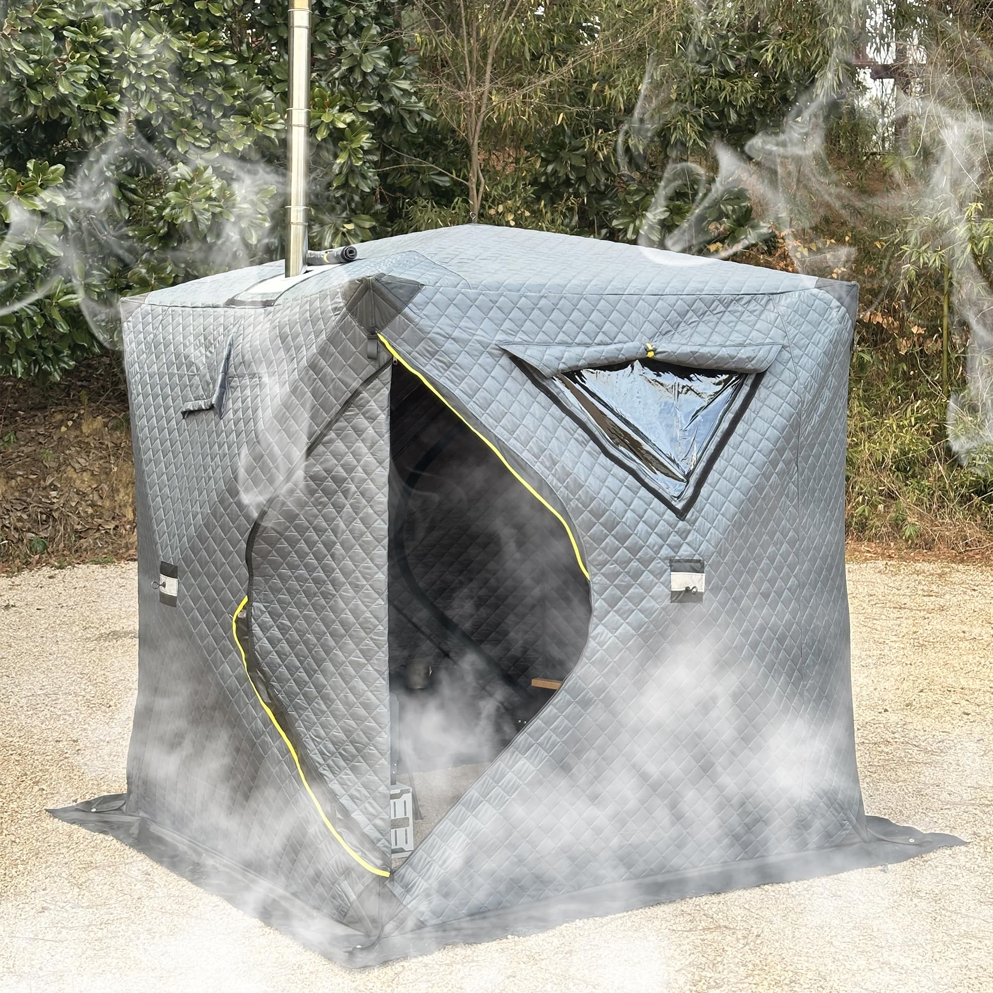 Three-layer thermal hub for enhanced warmth