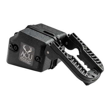 TenPoint ACUdraw built-in cocking device on stock promoting easy crossbow cocking.