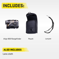 TenPoint Align 800 rangefinder in Vektra camo highlights rugged concealment.