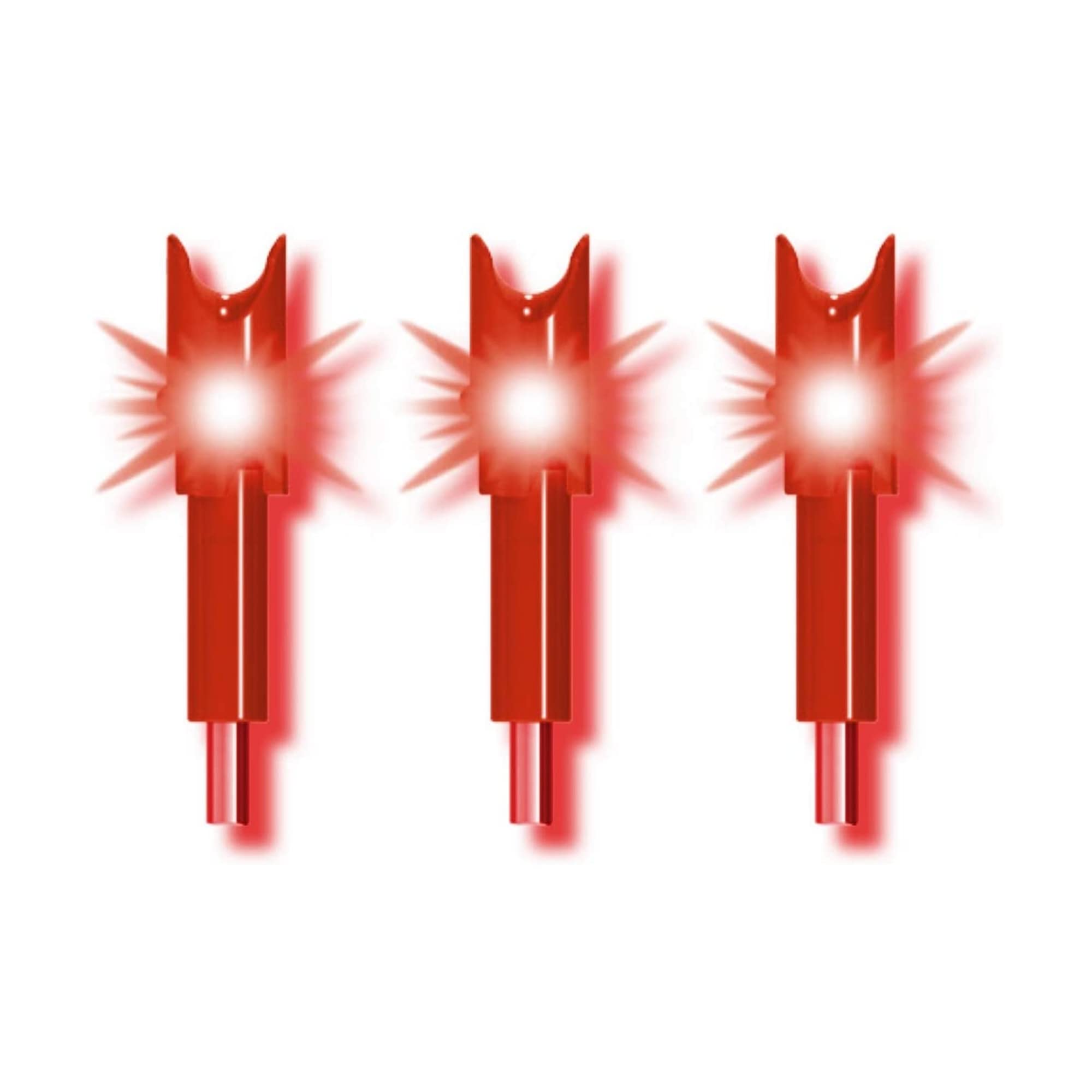 TenPoint Alpha-Brite red nocks with LED for tracking shot impact