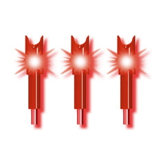 TenPoint Alpha-Brite red nocks with LED for tracking shot impact