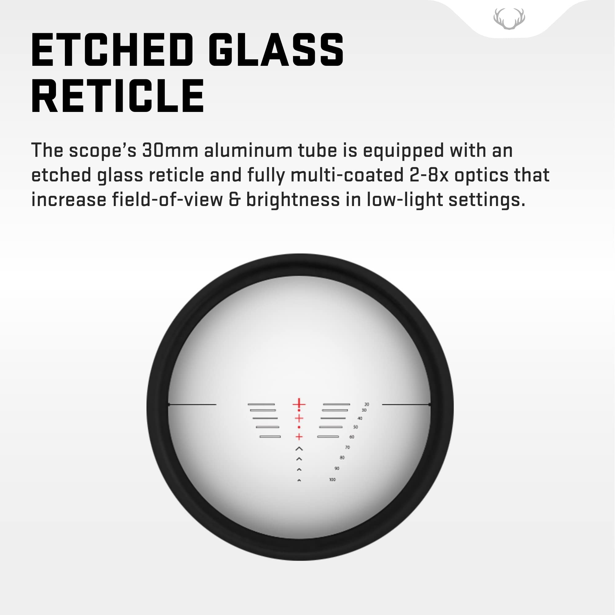 TenPoint flip-up caps protect optics for field use.