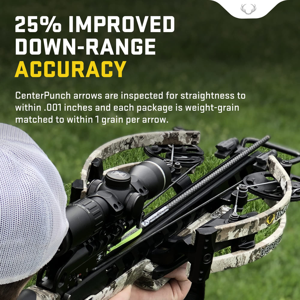 TenPoint EVO-X 400-grain, 16-inch arrow delivers strong penetration potential
