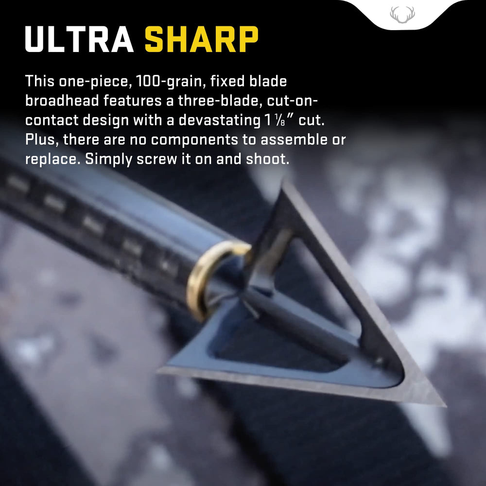 TenPoint EVO-X Montec blades close-up demonstrates precision edge for accurate shots