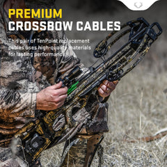 TenPoint Invader M1 De-Cock cables shown for quick maintenance and durable crossbow performance