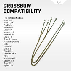 TenPoint replacement cables for Pro Slider provide reliable string performance.