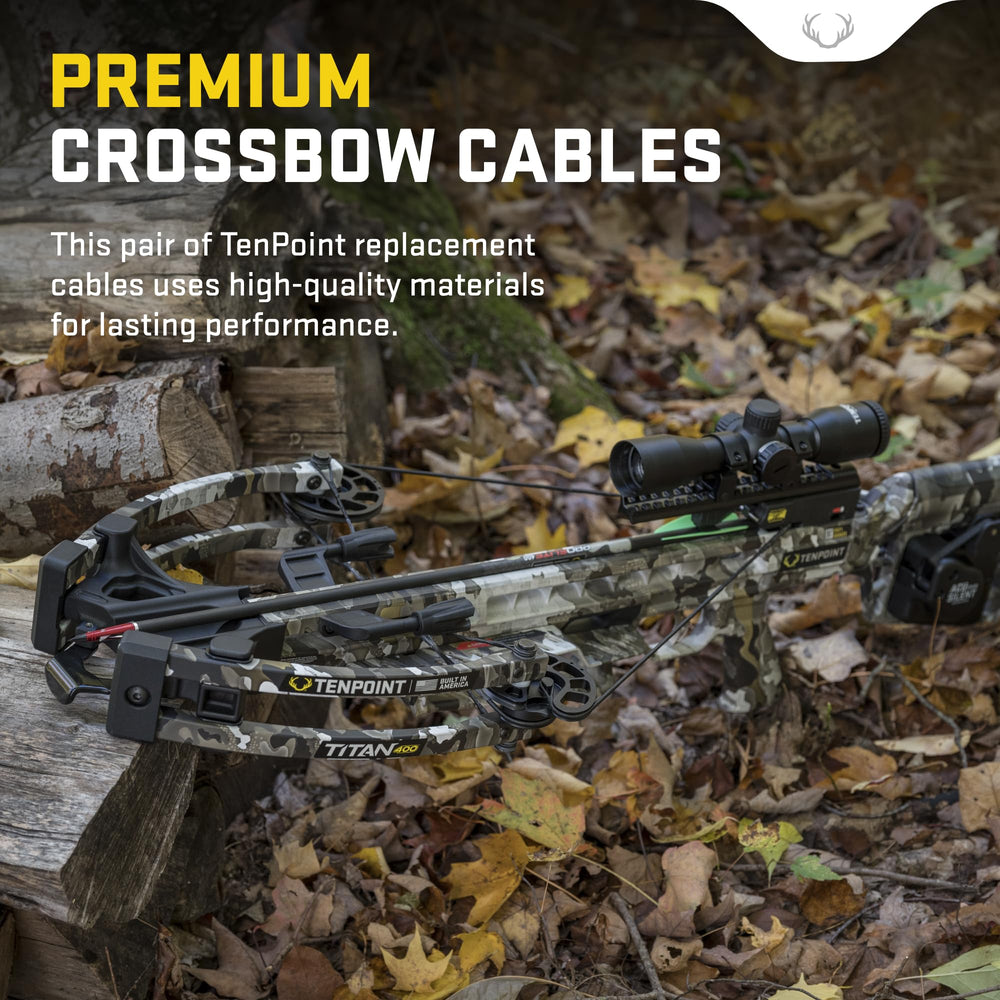 TenPoint Turbo X cables pair designed for lasting life and consistent draw cycle.