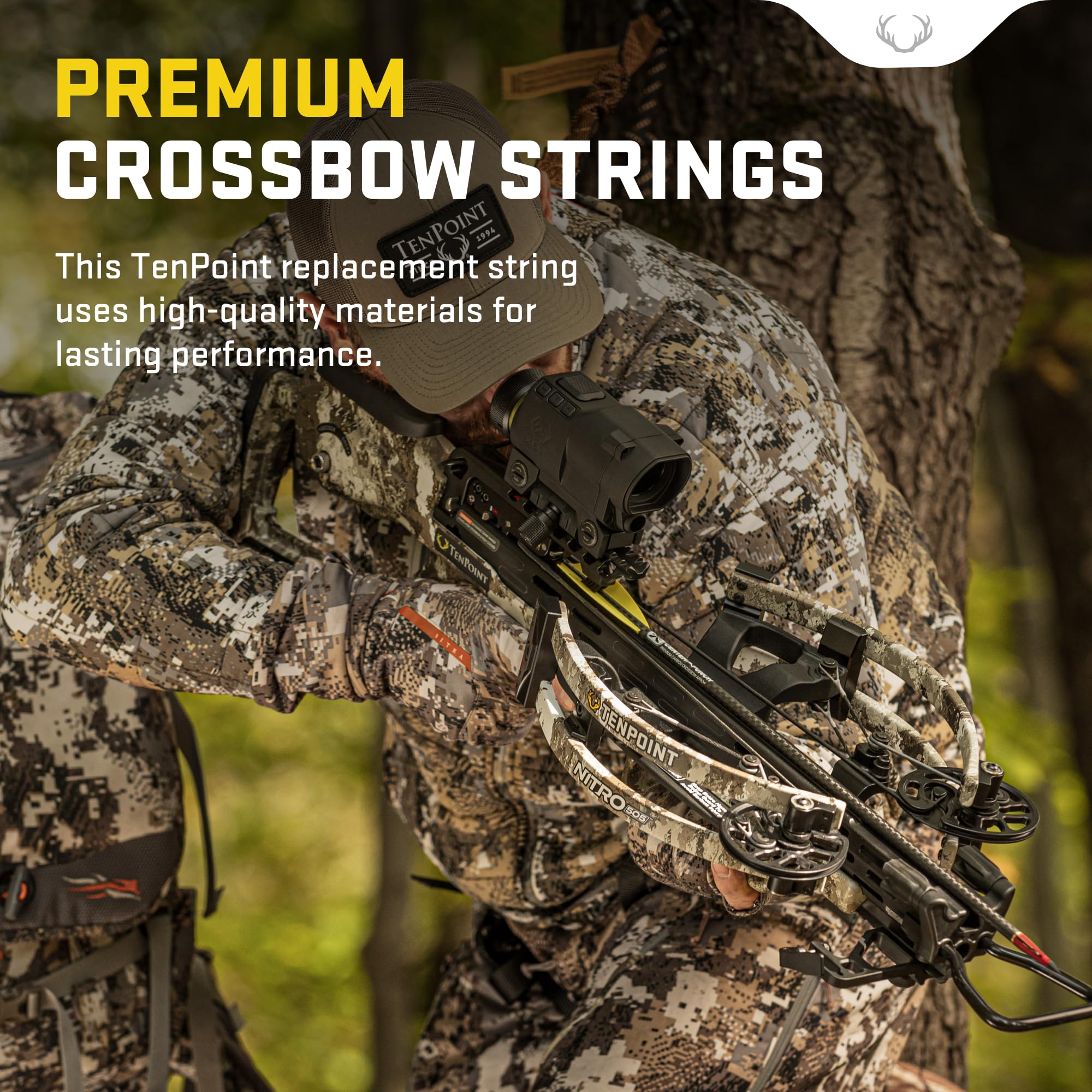 TenPoint Invader M1 De-Cock replacement string aids smooth maintenance and accuracy.