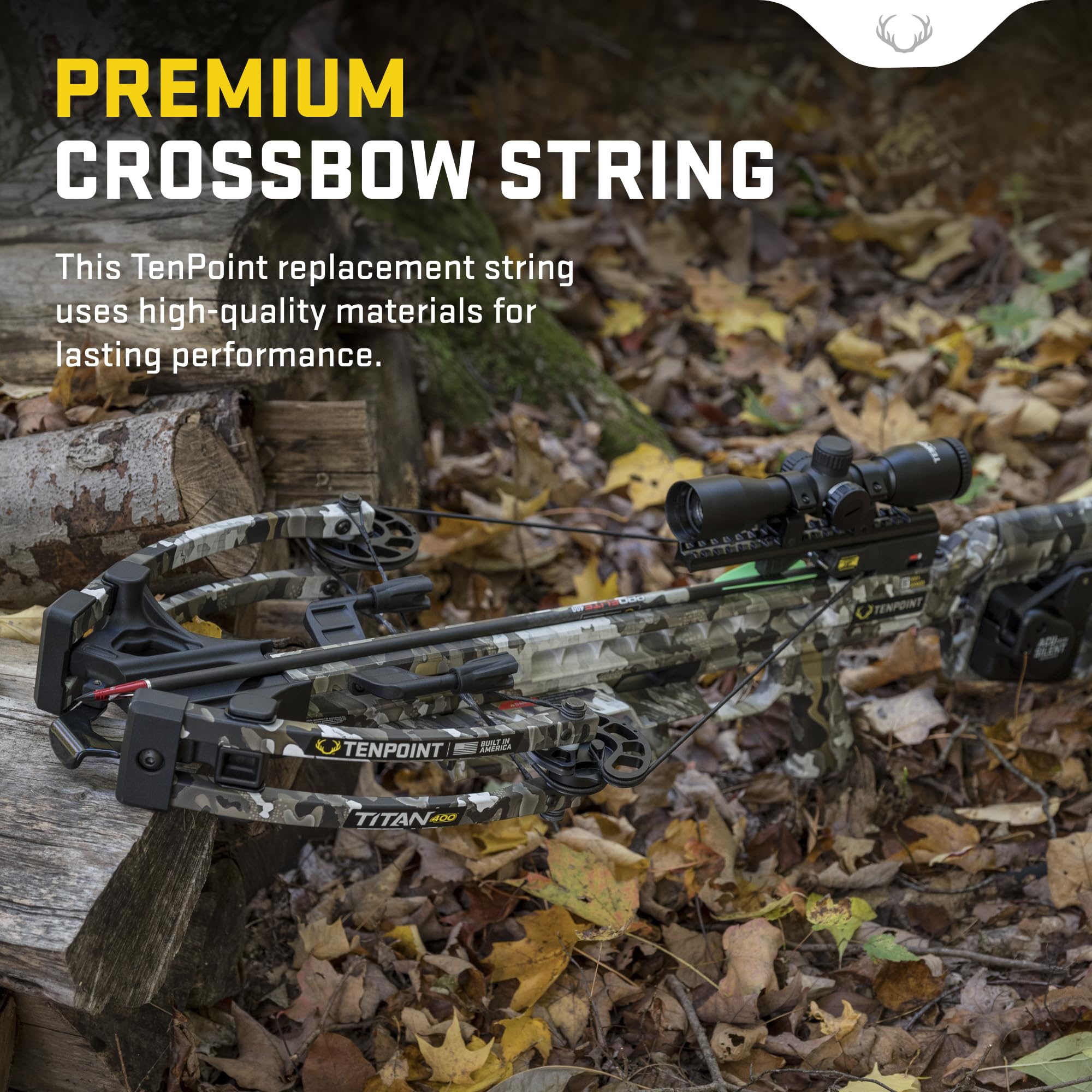 TenPoint replacement string for Turbo X showcases durability and consistent shot quality.