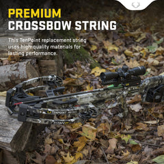 TenPoint replacement string for Turbo X showcases durability and consistent shot quality.