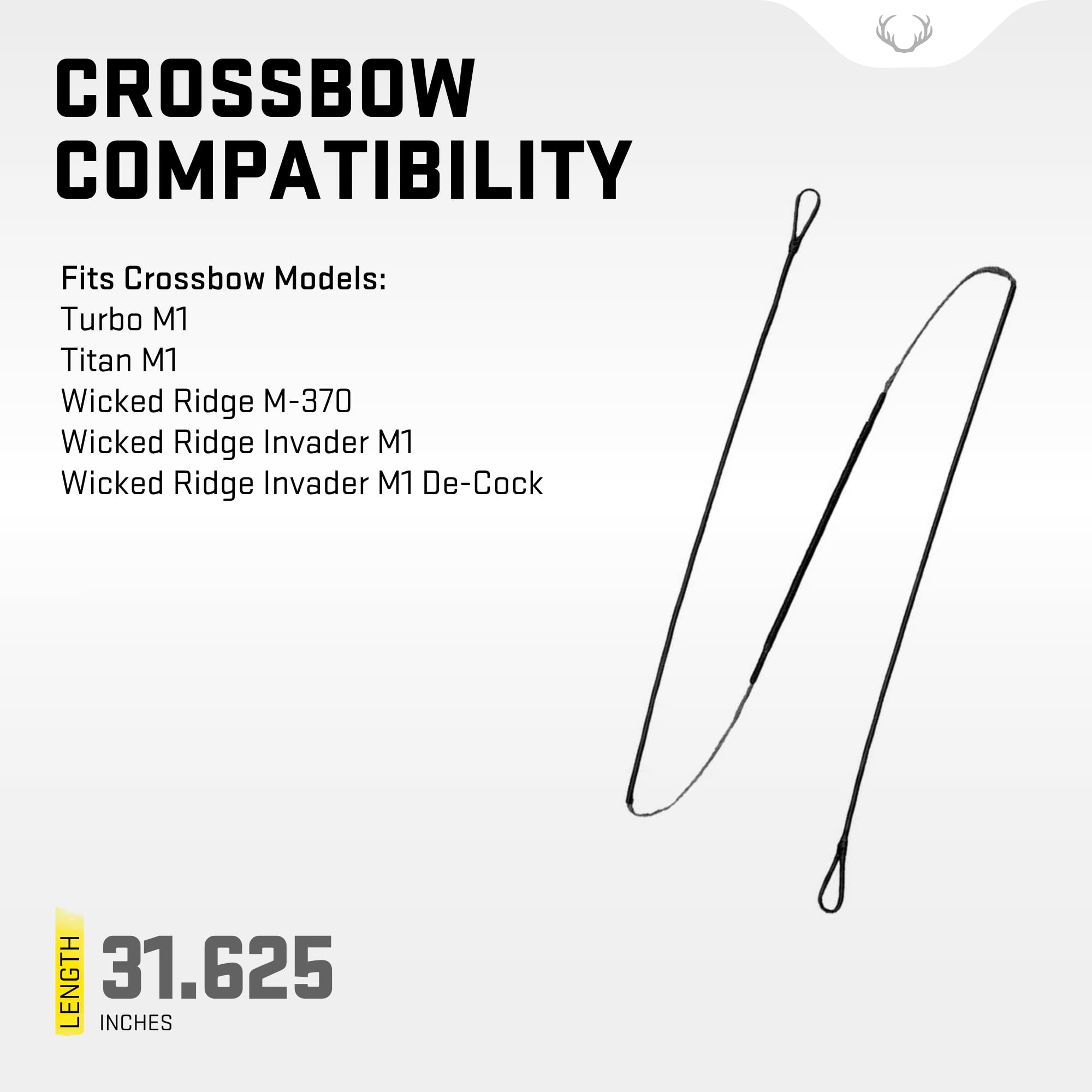 TenPoint Wicked Ridge M-370 replacement string supports consistent crossbow performance.