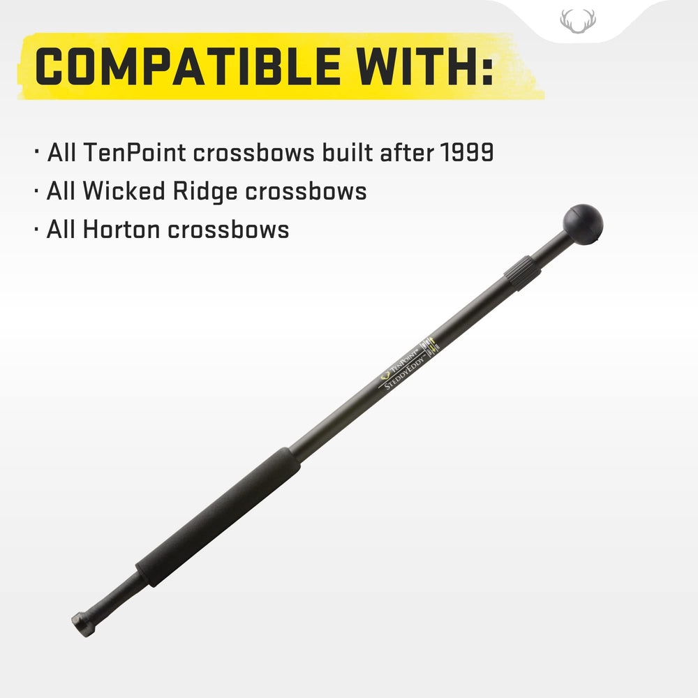 TenPoint SteddyEddy clip and mounting hardware keeps gear secure and ready.
