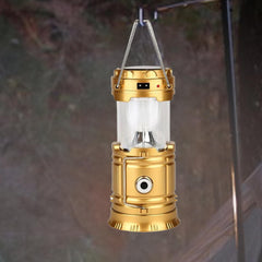 Tent Lights for Camping folded-compact mode remains ready for quick carry.