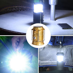 Tent Lights for Camping hangs from handle for easy tent suspension.