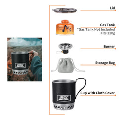 Tentock BR-S61 aluminum alloy parts deliver durable, lightweight camping performance.