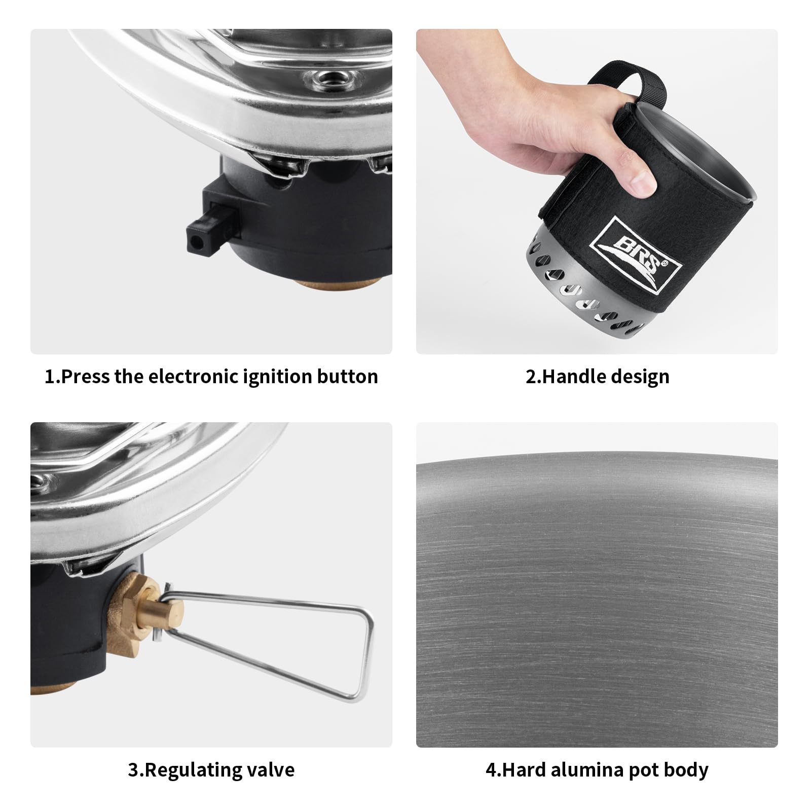 Tentock BR-S61 insulation cloth cover protects pot during transport.