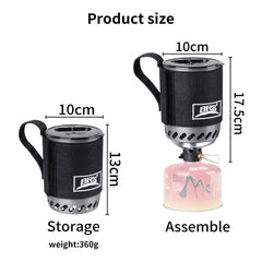 Tentock BR-S61 regulating valve provides adjustable flame for simmer and boil.