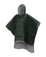 Tentock wearable blanket hooded poncho for hands-free warmth at events.