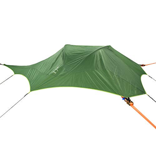 Tentsile Connect V3 interior with two occupants enjoying comfort.