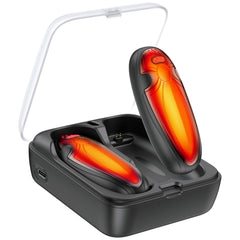 Tenvolti hand warmers with charging case provide all-day warmth on the go.