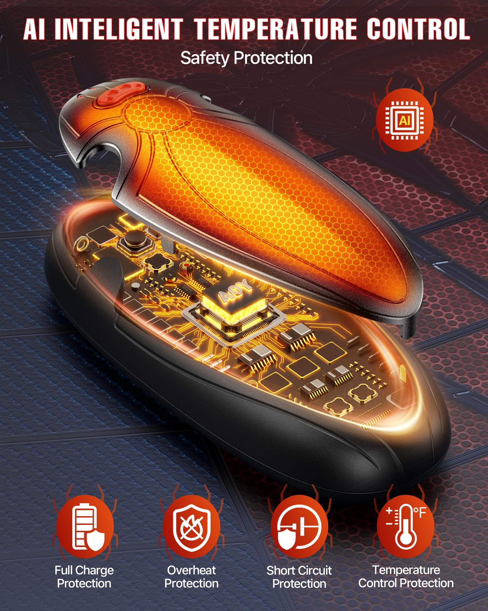 Tenvolti winter outdoor use for golf and camping captures outdoor warmth