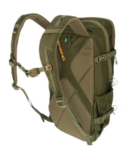 TENZING 1200 Whitetail Day Pack gear organizer folded open for quick access.