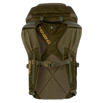 TENZING 1500 Whitetail Day Pack burr-proof shell highlights rugged durability for concealment