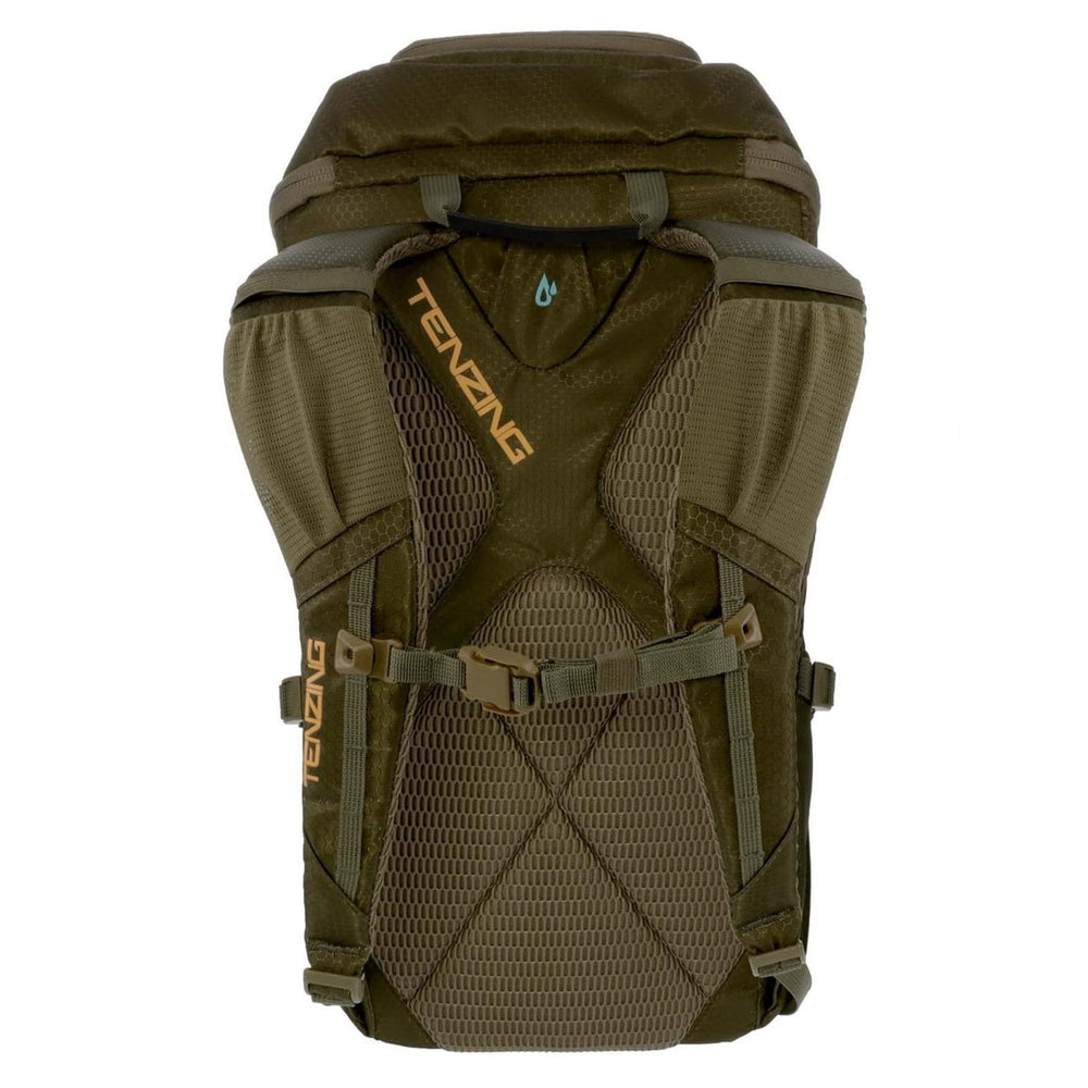 TENZING 1500 Whitetail Day Pack burr-proof shell highlights rugged durability for concealment