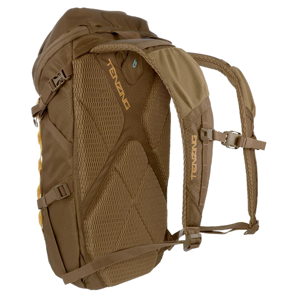 TENZING 1500 Whitetail Day Pack hydration bladder compatibility for hands-free hydration.