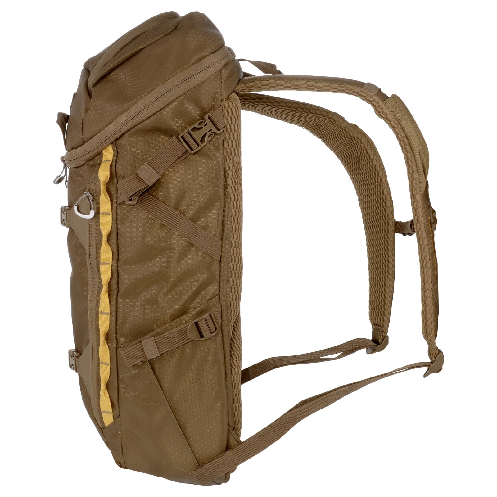 TENZING 1500 Whitetail Day Pack side pockets maximize compact gear storage on treks.